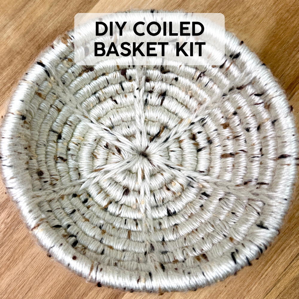 V-Stitch Yarn Coiled Basket Kit