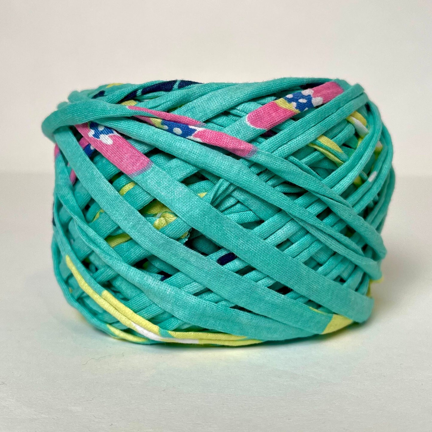 Mini Printed Upcycled T-Shirt Yarn