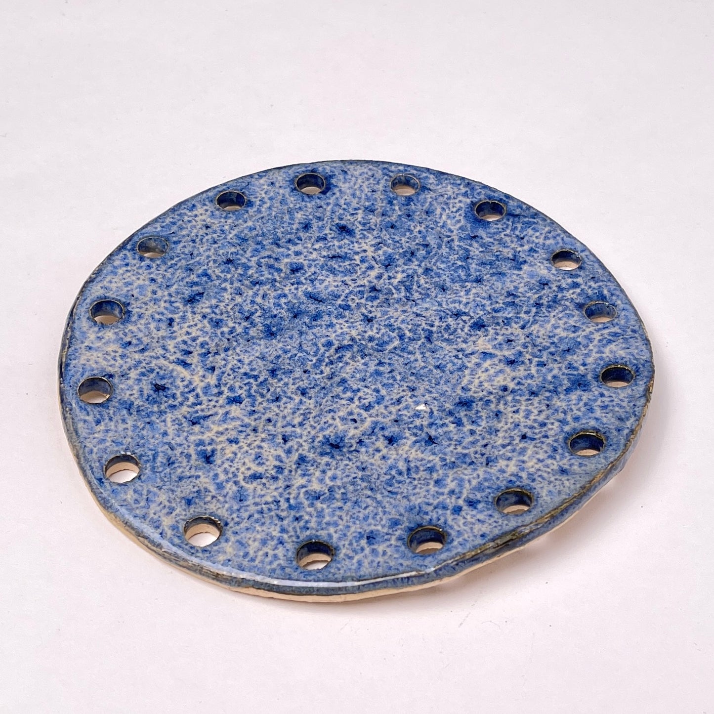 Organic Form: Ceramic Base for Basket Coiling & Weaving 5-Inch