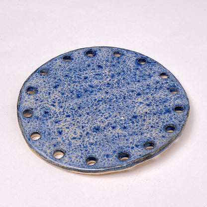 Organic Form: Ceramic Base for Basket Coiling & Weaving 5-Inch