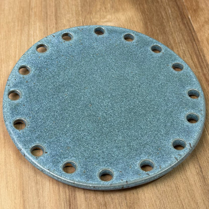 Curved Ceramic Base for Coiled Baskets - 5 inch