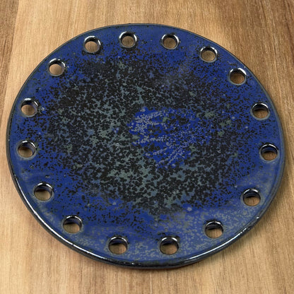 Curved Ceramic Base for Coiled Baskets - 5 inch