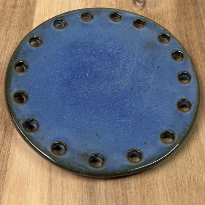 Curved Ceramic Base for Coiled Baskets - 5 inch