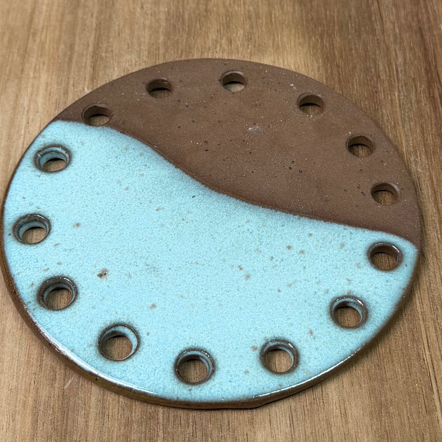 Ceramic Base for Basket Coiling