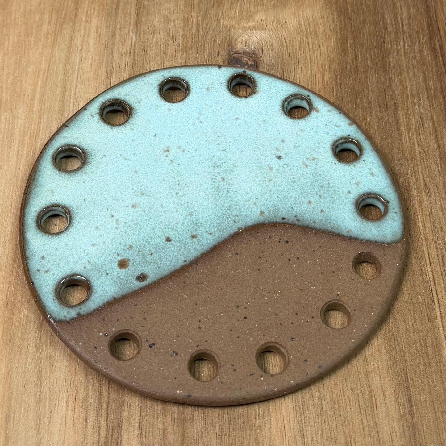 Ceramic Base for Basket Coiling