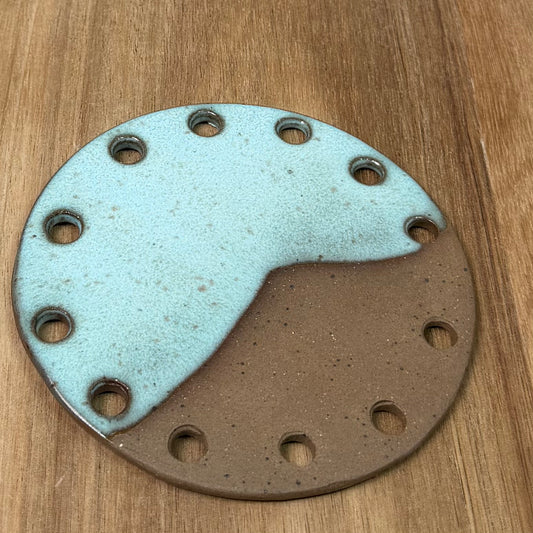 Ceramic Base for Basket Coiling