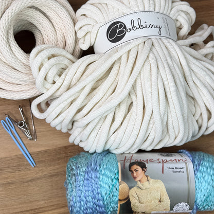 Coiled Basket Kit with Jumbo Cord and Yarn