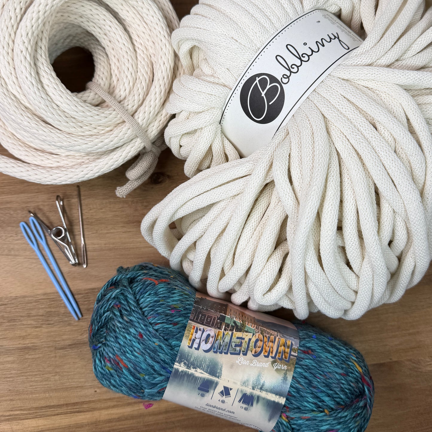 Coiled Basket Kit with Jumbo Cord and Yarn