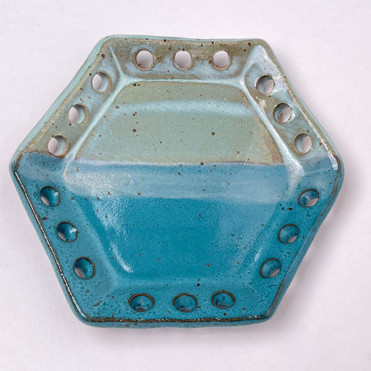 Hexagon Ceramic Base for Coiled Baskets