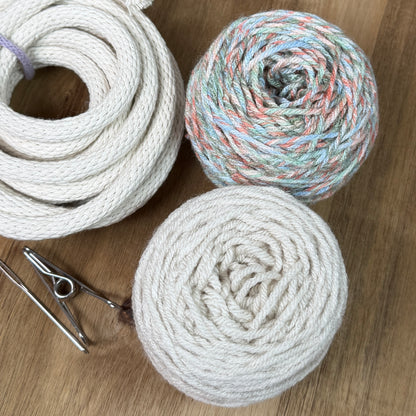Yarn Coiled Basket Kit