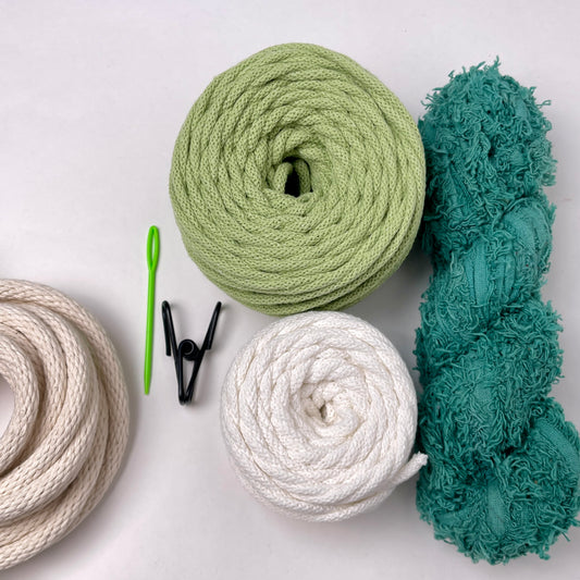 Textured Coiled Basket Supply Bundle - Basket Weaving Kit