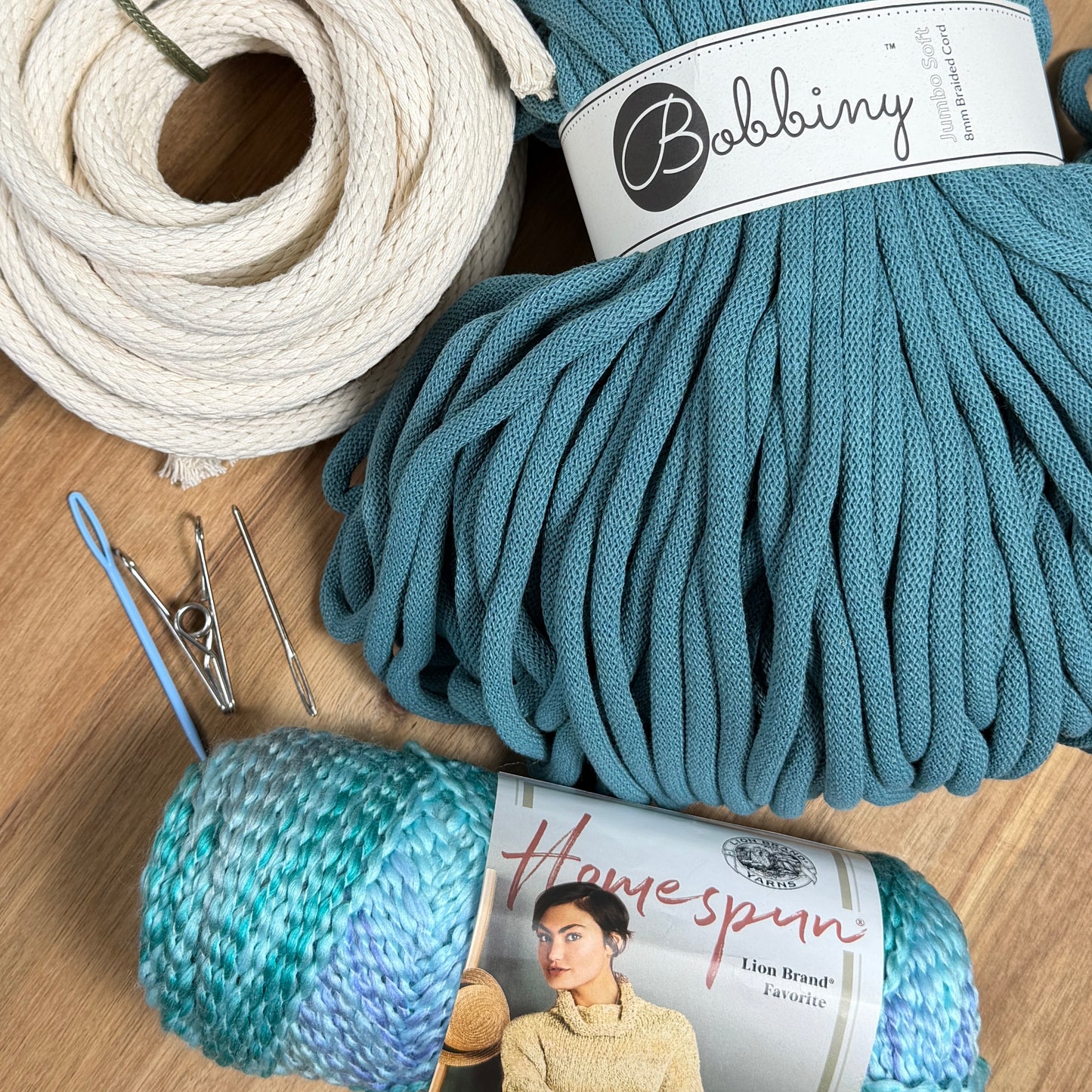 Coiled Basket Kit with Jumbo Cord and Yarn