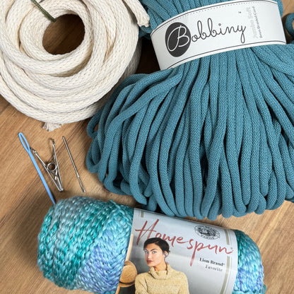 Coiled Basket Kit with Jumbo Cord and Yarn