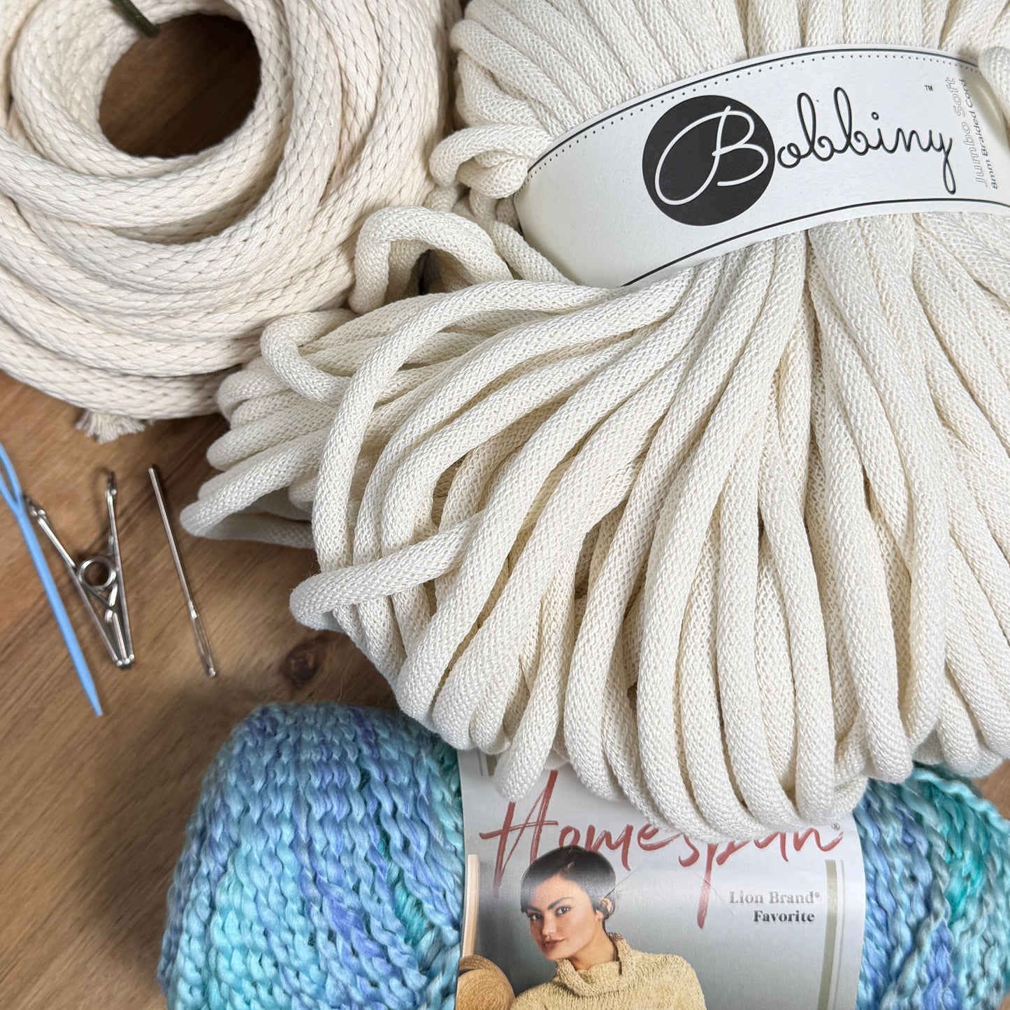 Coiled Basket Kit with Jumbo Cord and Yarn