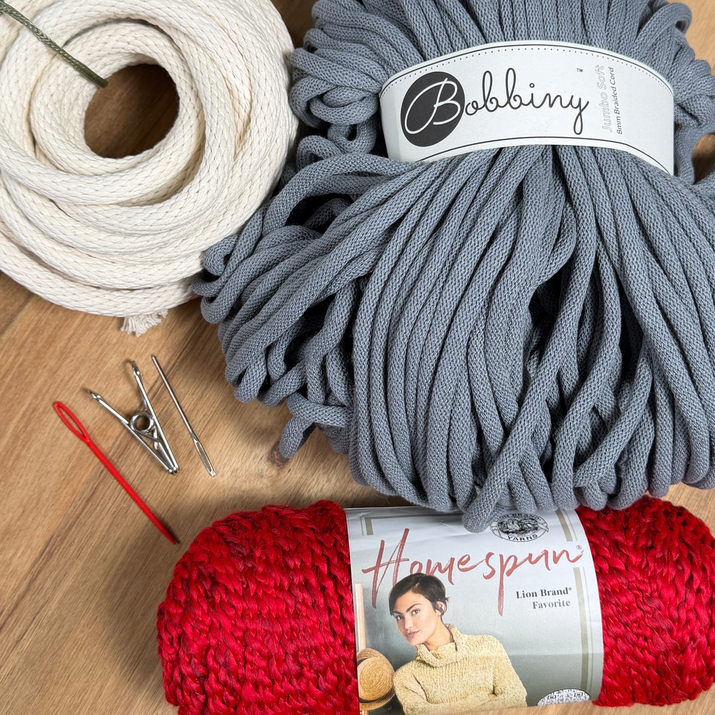 Coiled Basket Kit with Jumbo Cord and Yarn