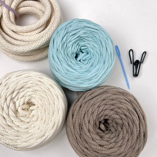 Textured Coiled Basket Supply Bundle - Basket Weaving Kit