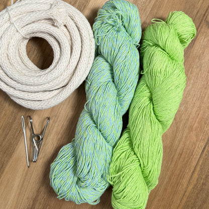 Cotton Yarn Coiled Basket Kit