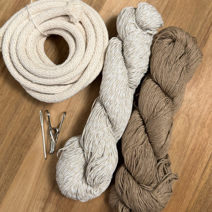 Cotton Yarn Coiled Basket Kit
