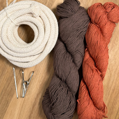 Cotton Yarn Coiled Basket Kit
