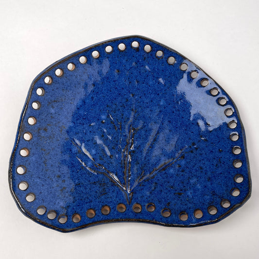 Ceramic Leaf Base for Basket Coiling