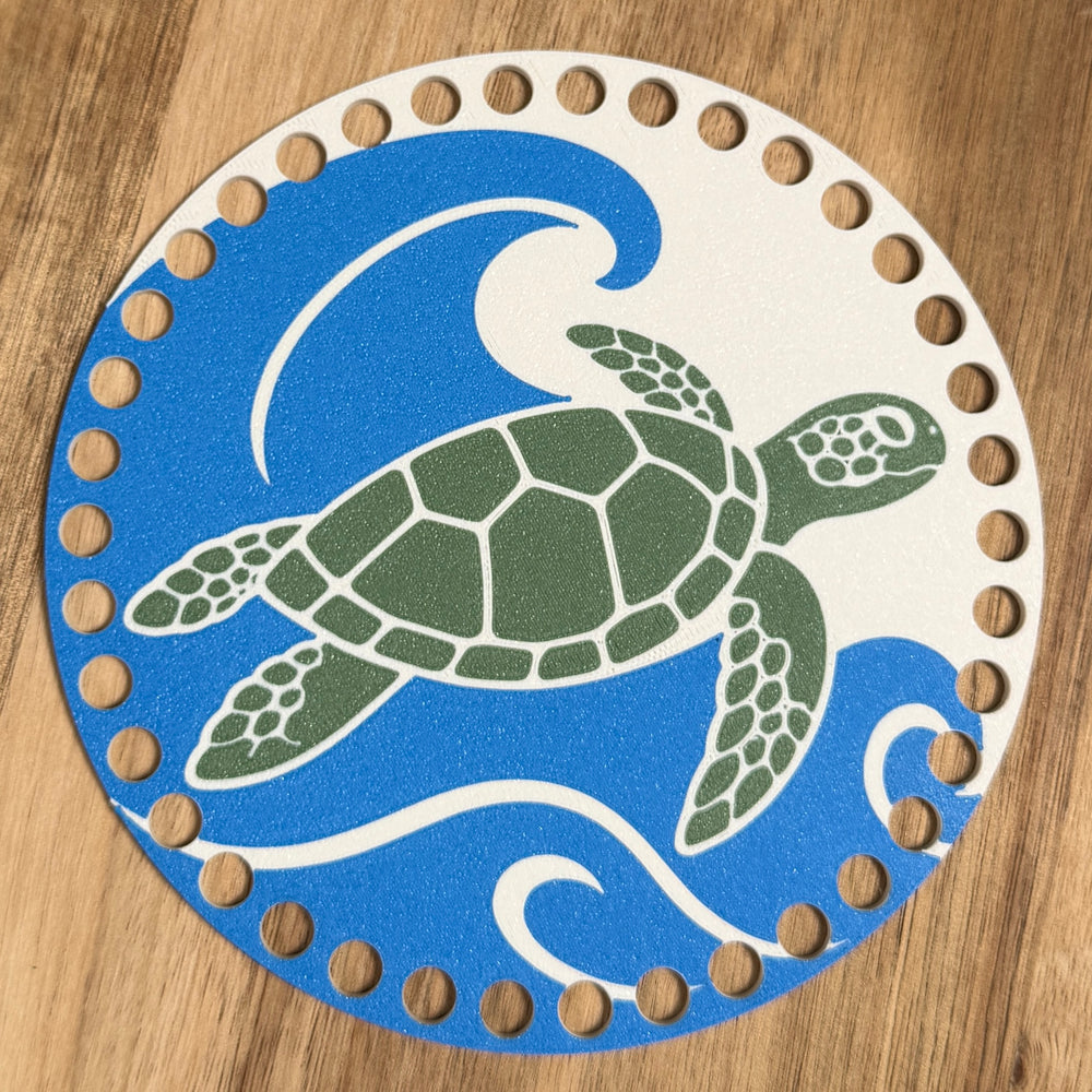 Sea Turtle Base for Basket Making