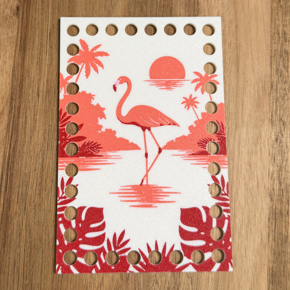 Flamingo Base for Basket Coiling and Crochet (Rectangle)