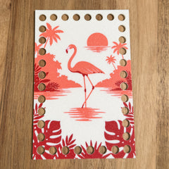 Flamingo Base for Basket Coiling and Crochet (Rectangle)