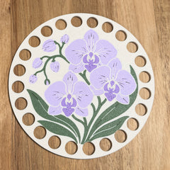Orchids Basket Base for Jumbo Cord