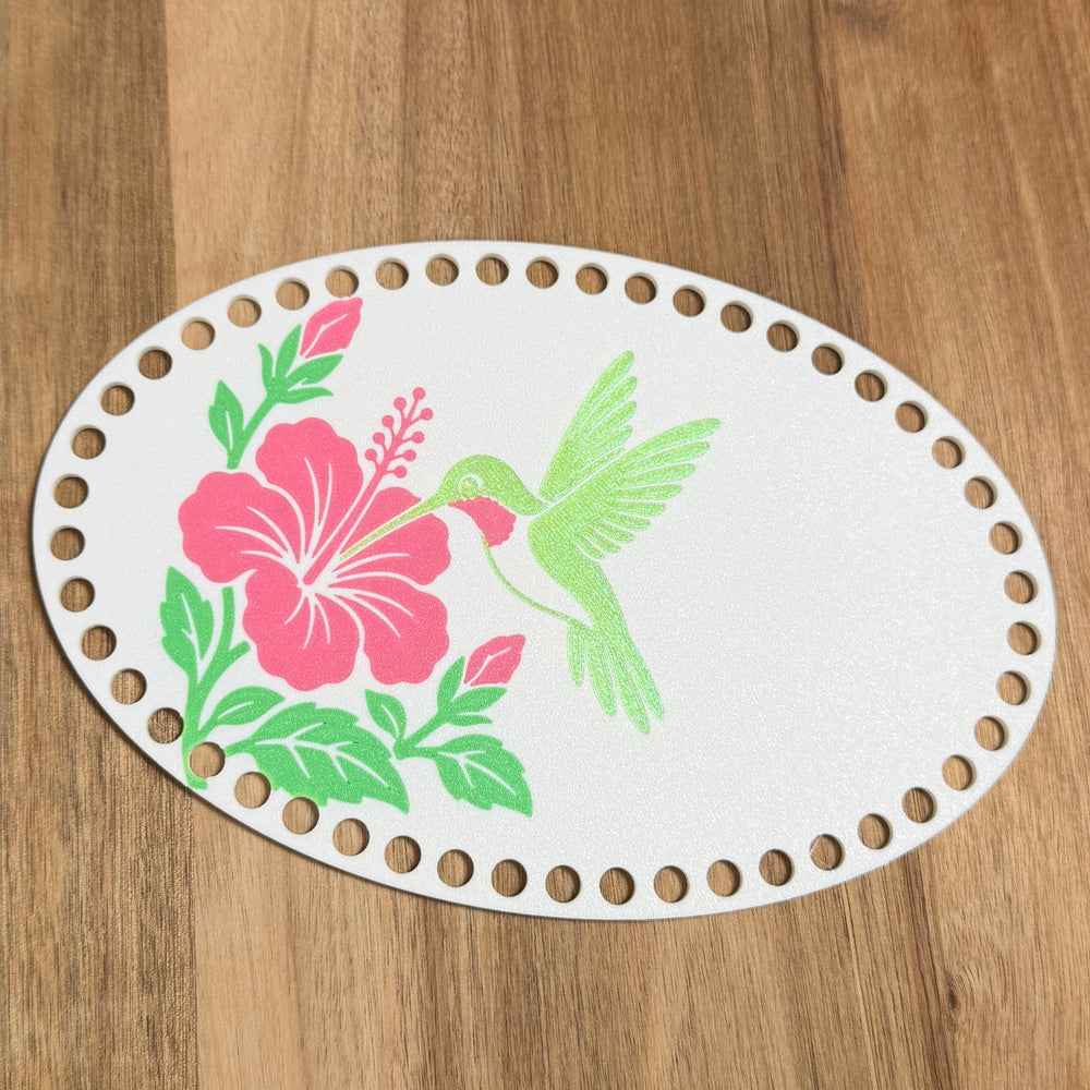 Oval Hummingbird Base for Basket Making