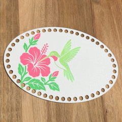 Oval Hummingbird Base for Basket Making