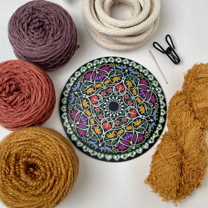 Coiled Basket Bundle with a 7-inch Acrylic Base