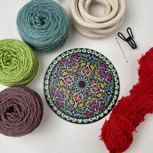 Coiled Basket Bundle with a 7-inch Acrylic Base