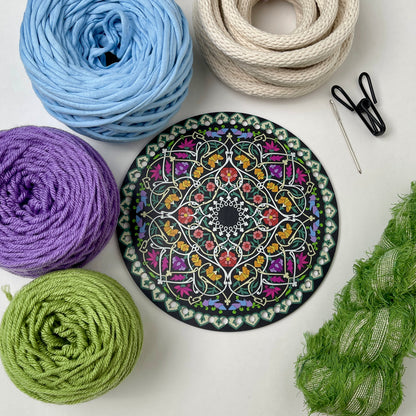 Coiled Basket Bundle with a 7-inch Acrylic Base