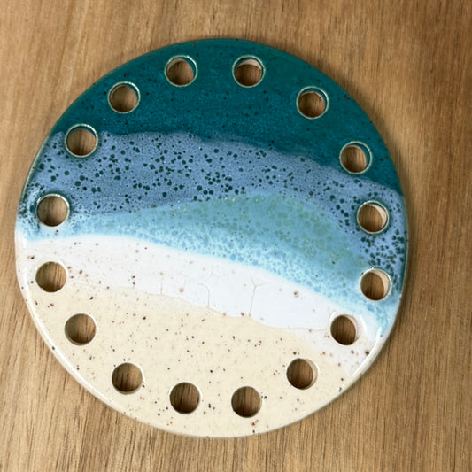 Beach Themed Ceramic Base