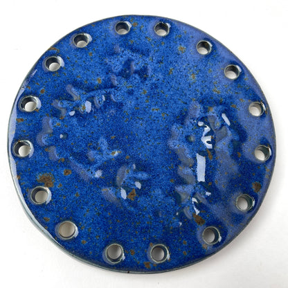 Curved Ceramic Base for Coiled Baskets - 6 inch