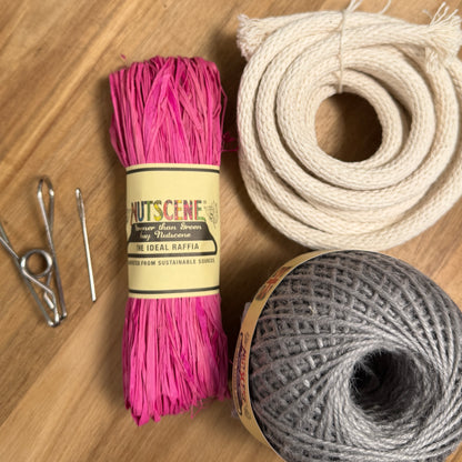 Raffia and Twine Coiled Basket Kit