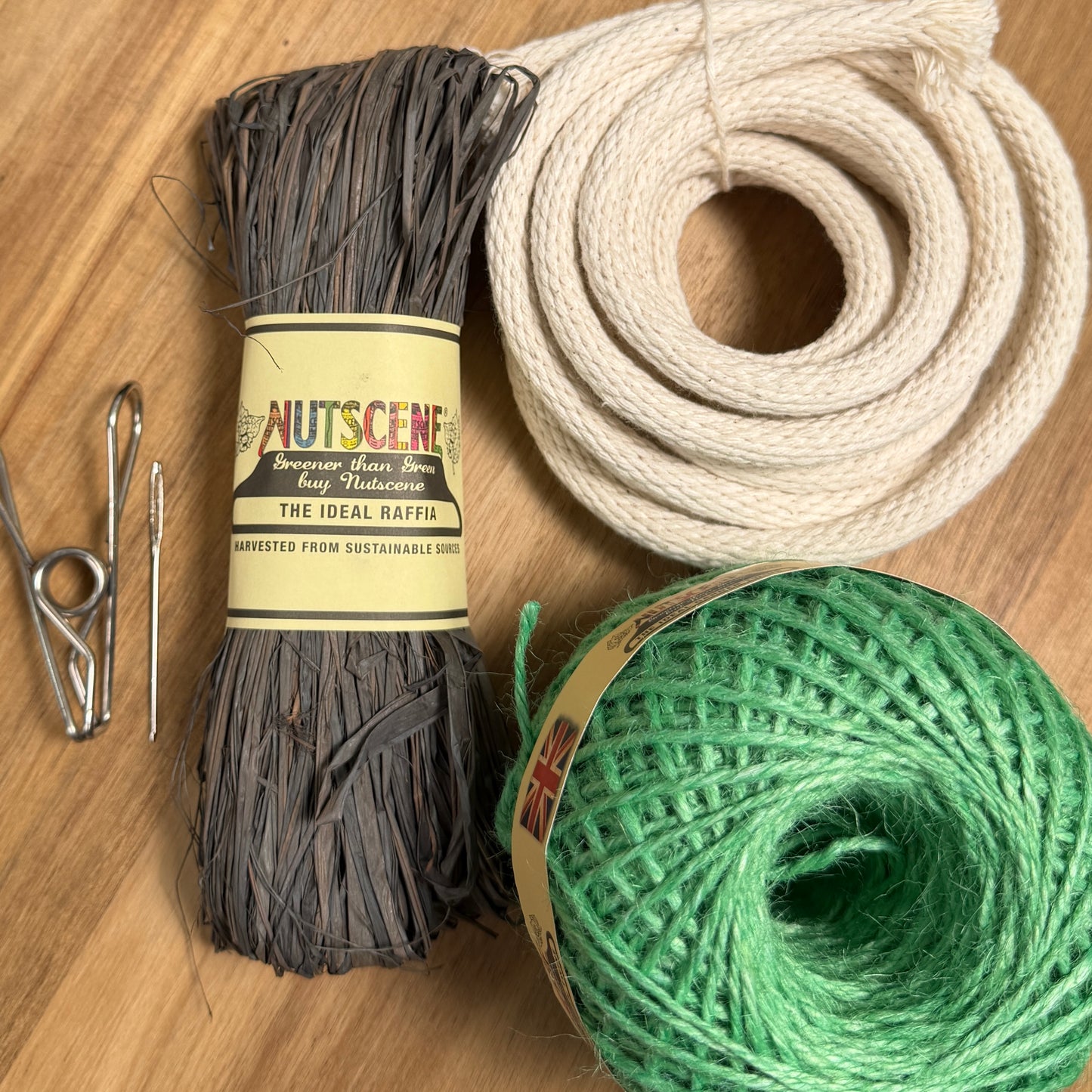 Raffia and Twine Coiled Basket Kit