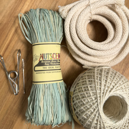 Raffia and Twine Coiled Basket Kit