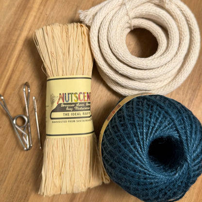 Raffia and Twine Coiled Basket Kit