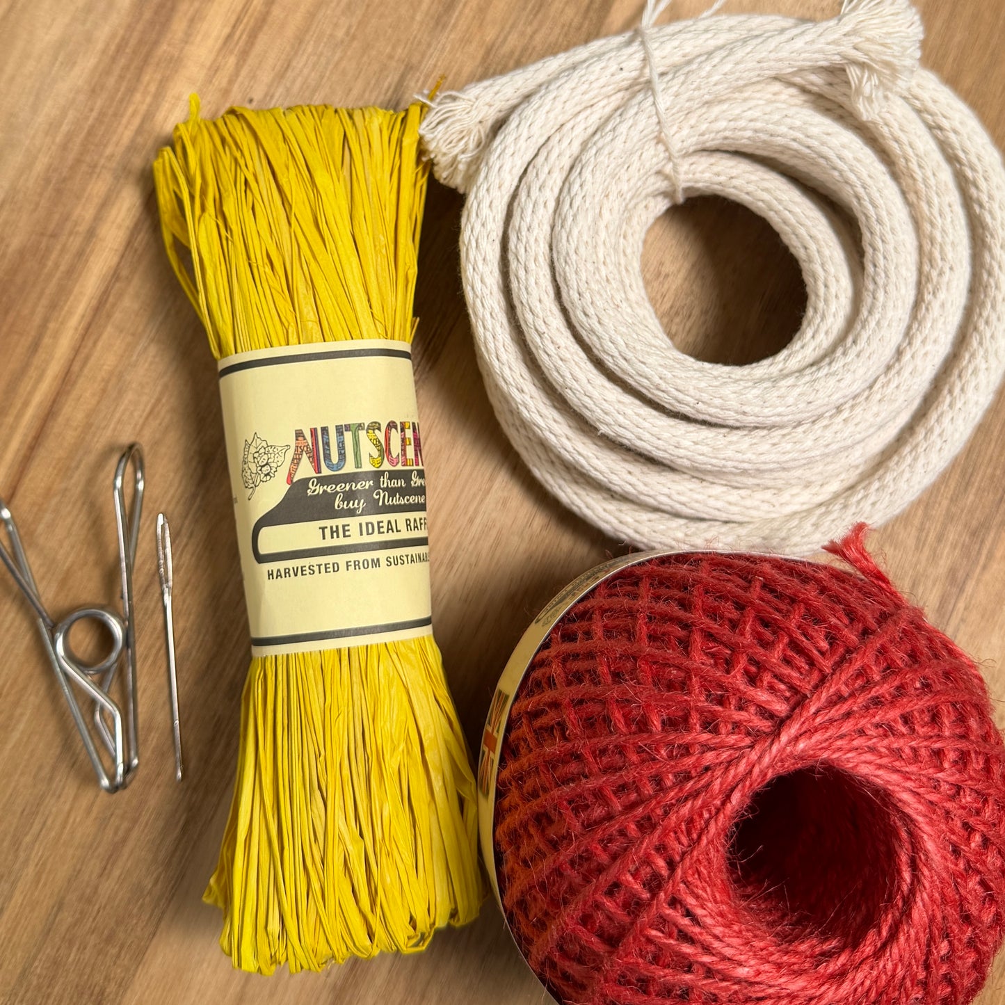 Raffia and Twine Coiled Basket Kit
