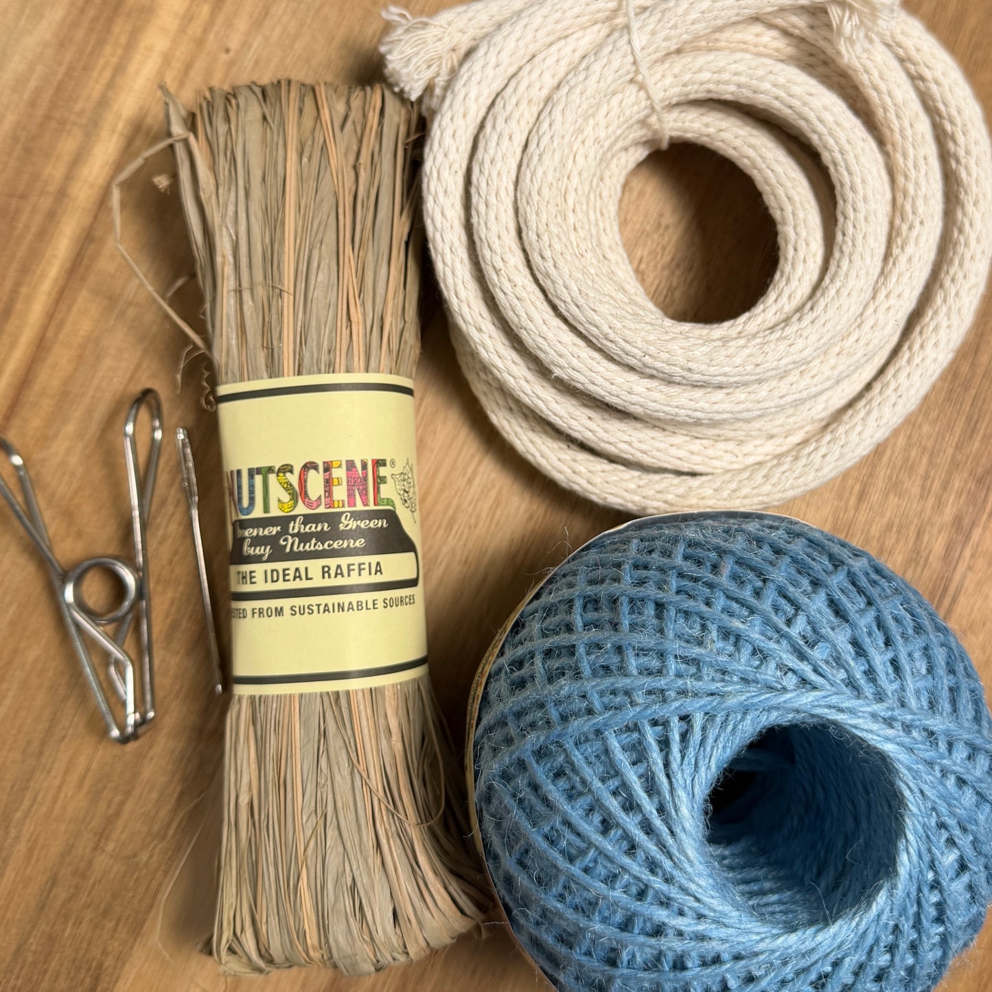 Raffia and Twine Coiled Basket Kit