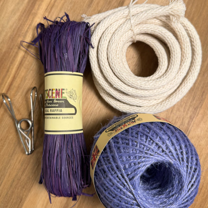 Raffia and Twine Coiled Basket Kit