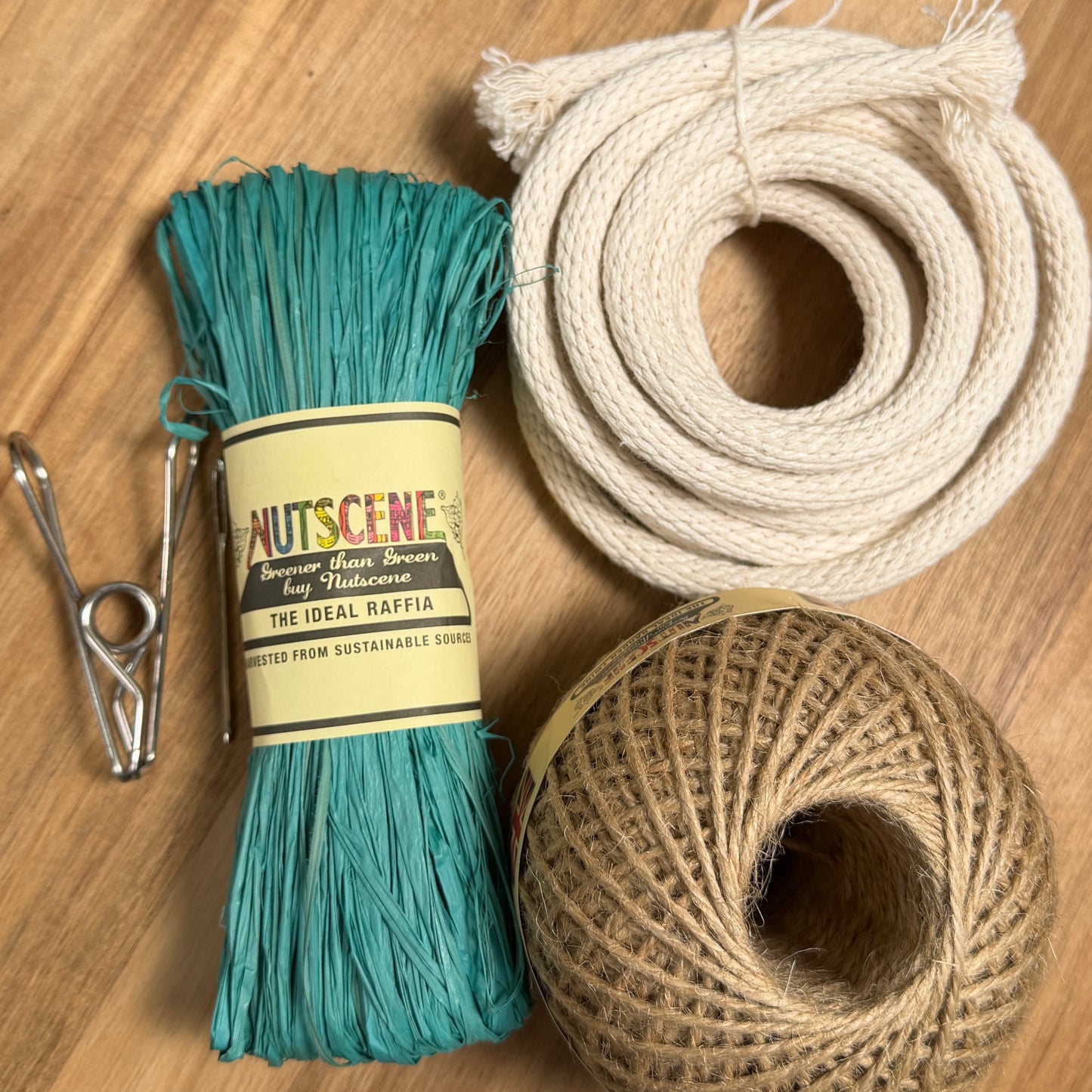 Raffia and Twine Coiled Basket Kit