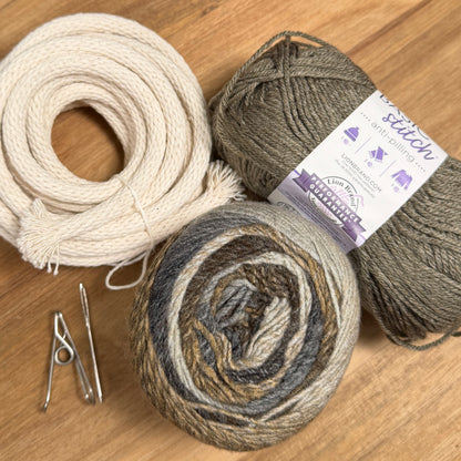 Yarn Coiled Basket Kit