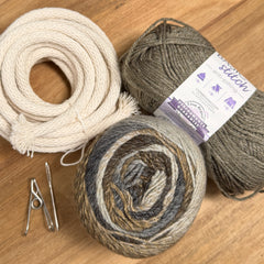 Yarn Coiled Basket Kit