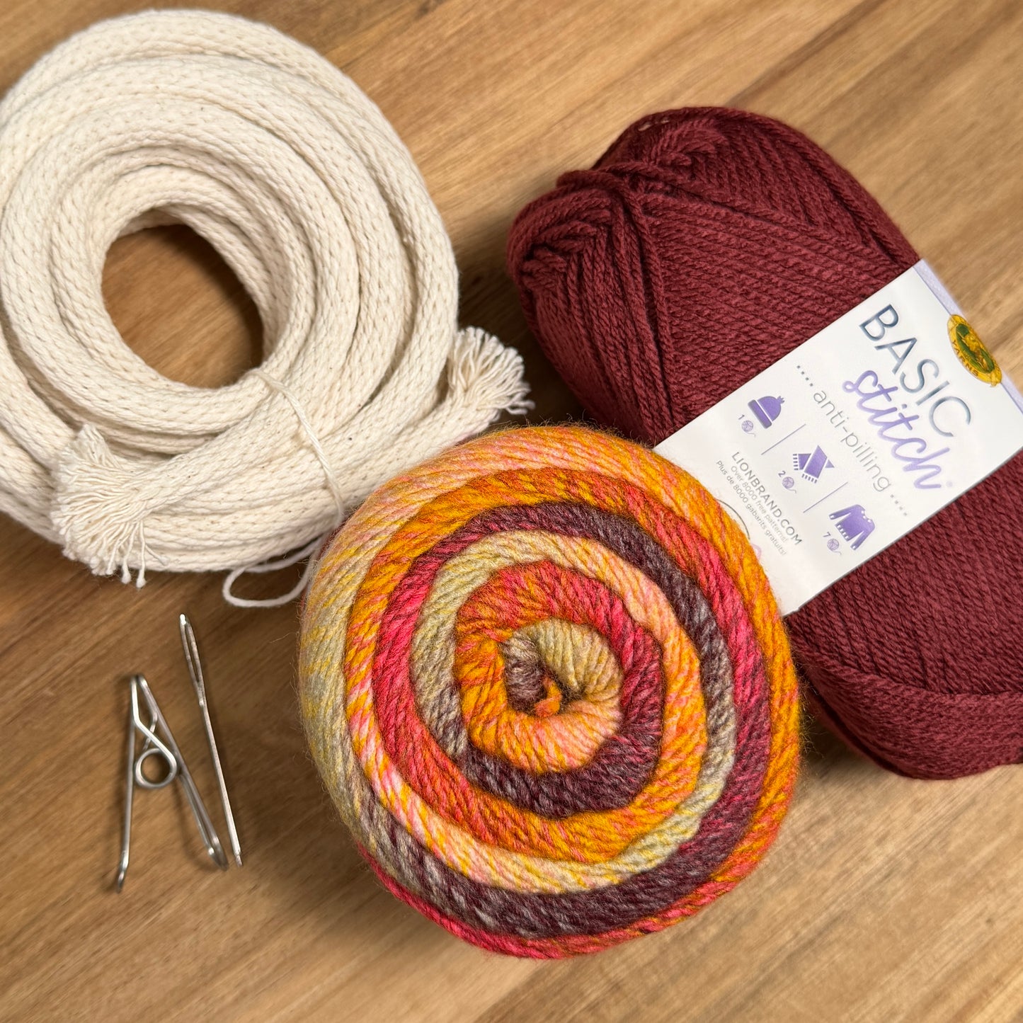 Yarn Coiled Basket Kit