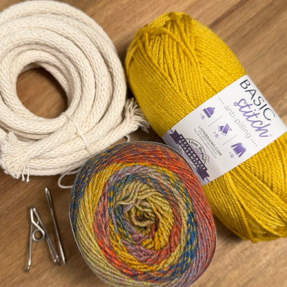 Yarn Coiled Basket Kit