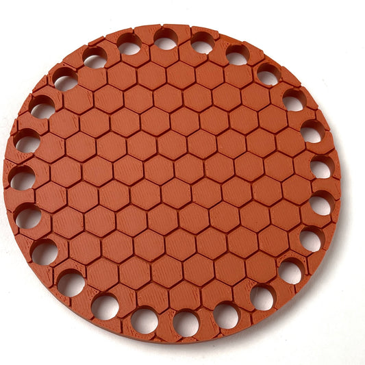 3D Printed Bases for Crochet and Basket Coiling - 4-inch