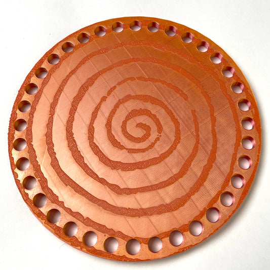 3D Printed Bases for Crochet and Basket Coiling - 6-inch