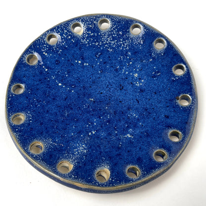 Curved Ceramic Base for Coiled Baskets - 6 inch